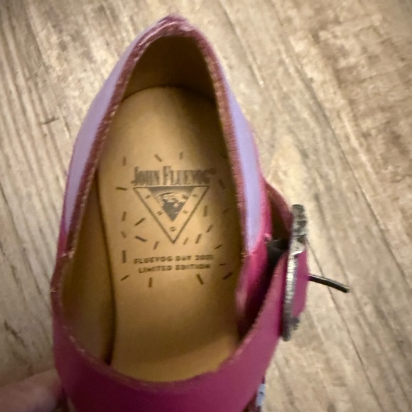 Rare John Fluevog Colorful Striped Women's Heels (Guide) - Picture 4 of 4